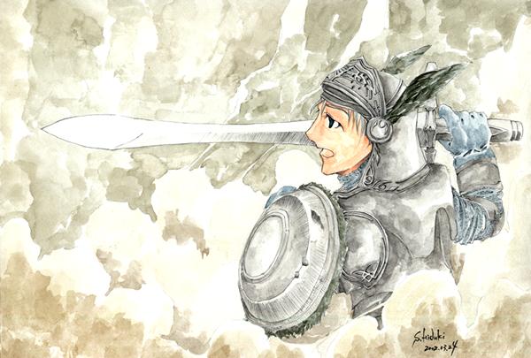 [I could see what I had had to win when I heard nothing.]