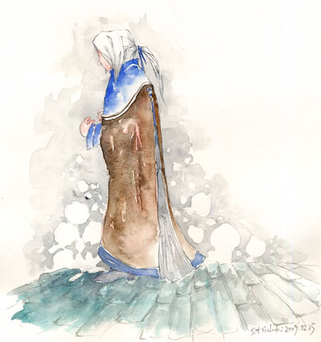 [ $B;X$r$9$jH4$1$F$f$/0&$7$-:2$r!#(J ]